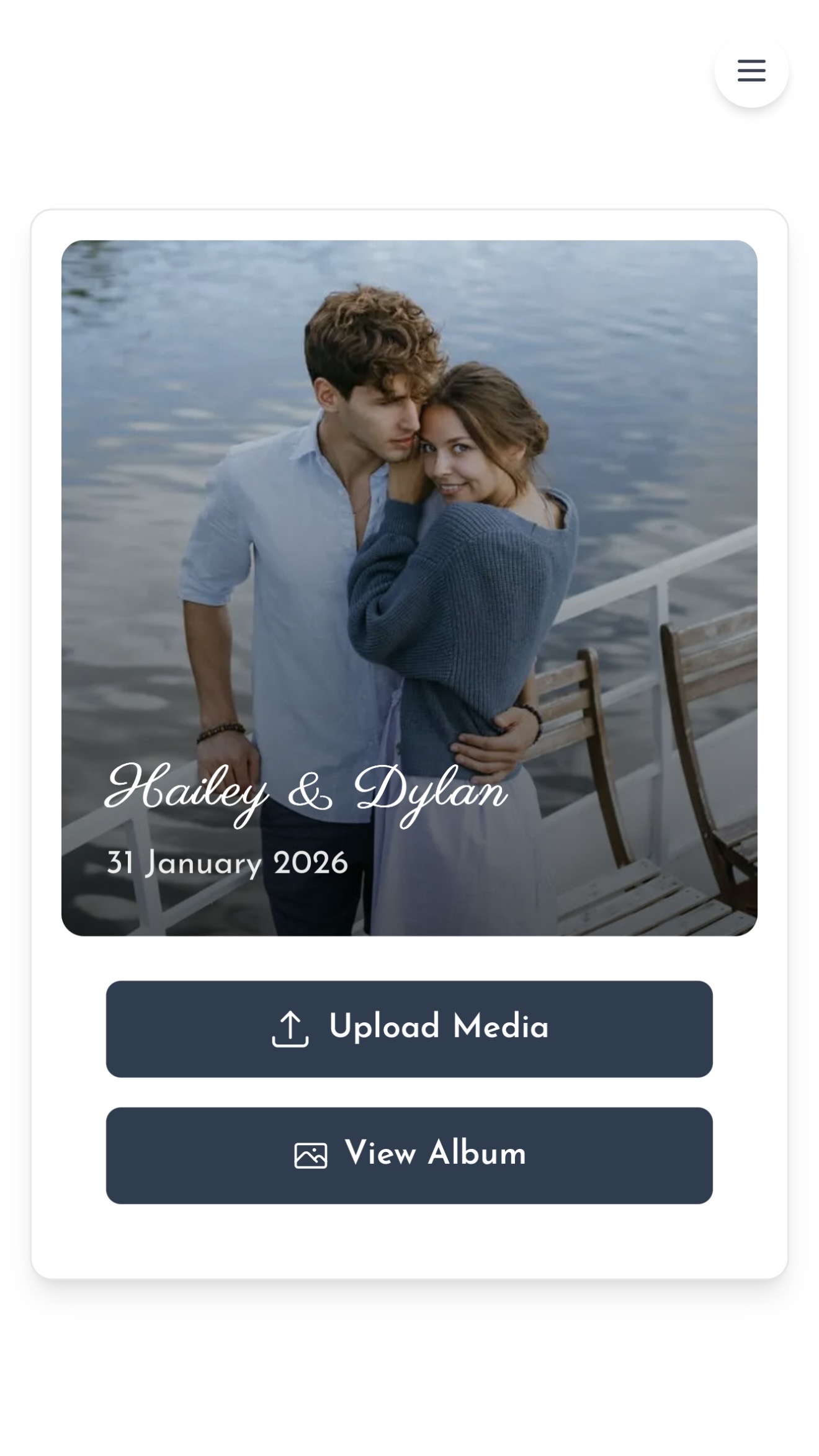 Wedding guest photo example