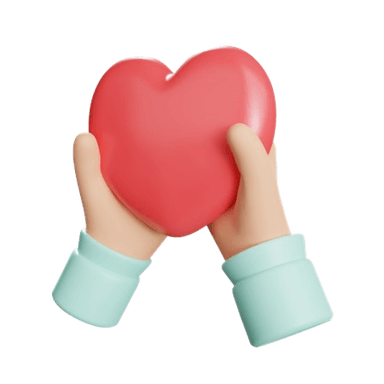 Heart in hands
