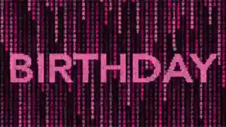 🌧️ Birthday Matrix
